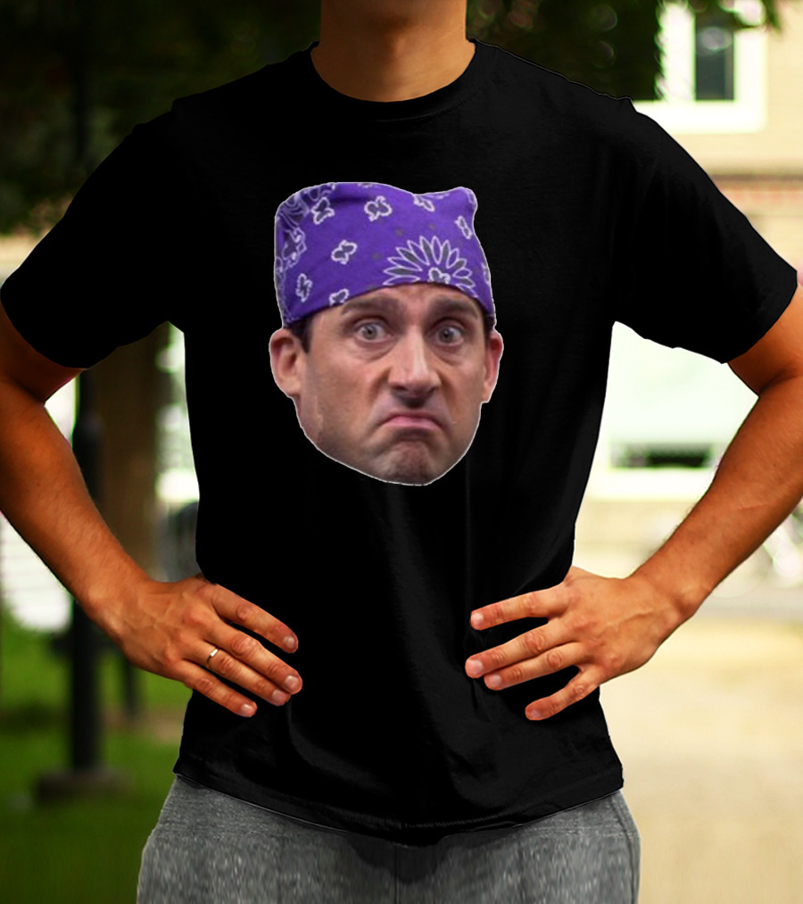 Prison Mike Bandana Head From The Office T-Shirt
