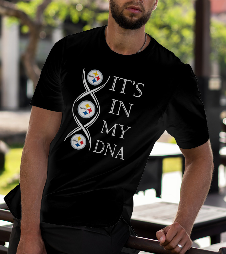 Pittsburgh Steelers It's In My DNA Football Fan Christmas T-Shirt