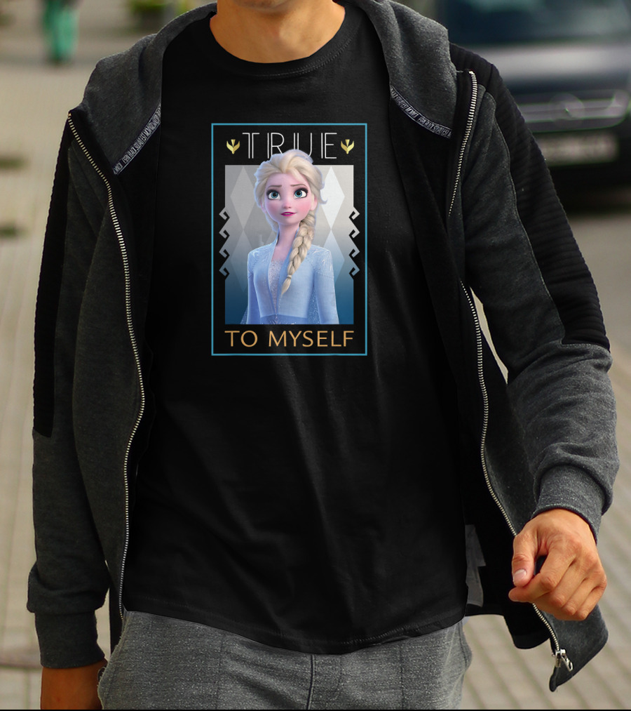 Frozen 2 Elsa True To Myself Disney Character T-Shirt