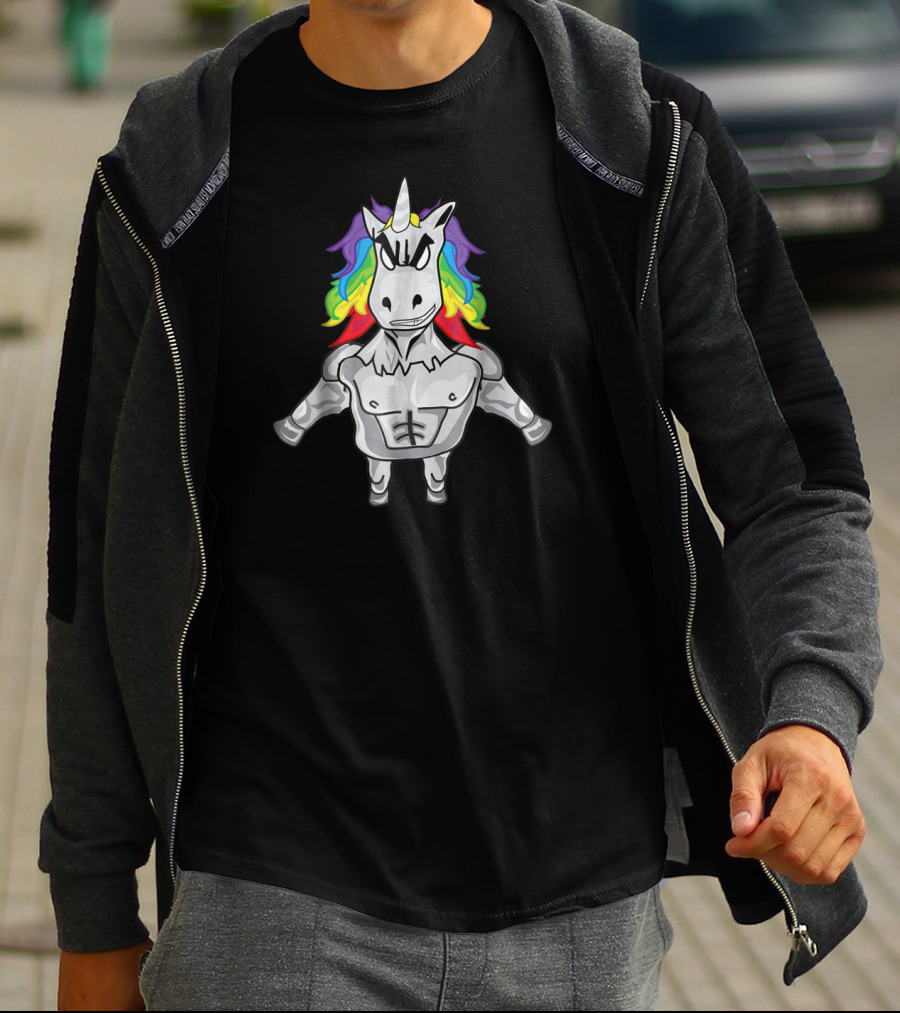 Brony Rainbow Muscle Pony T-Shirt