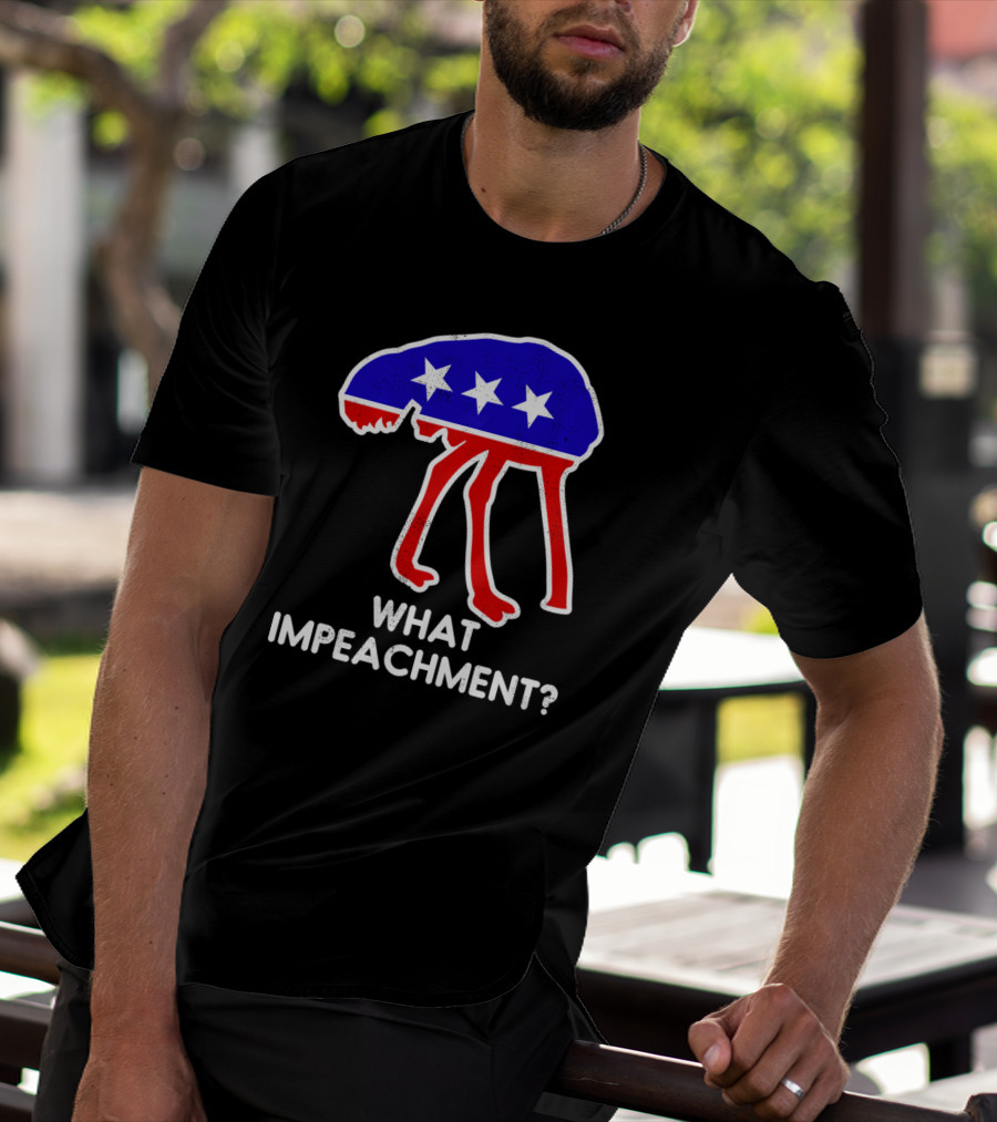What Impeachment Ostrich Stars Republican T-Shirt