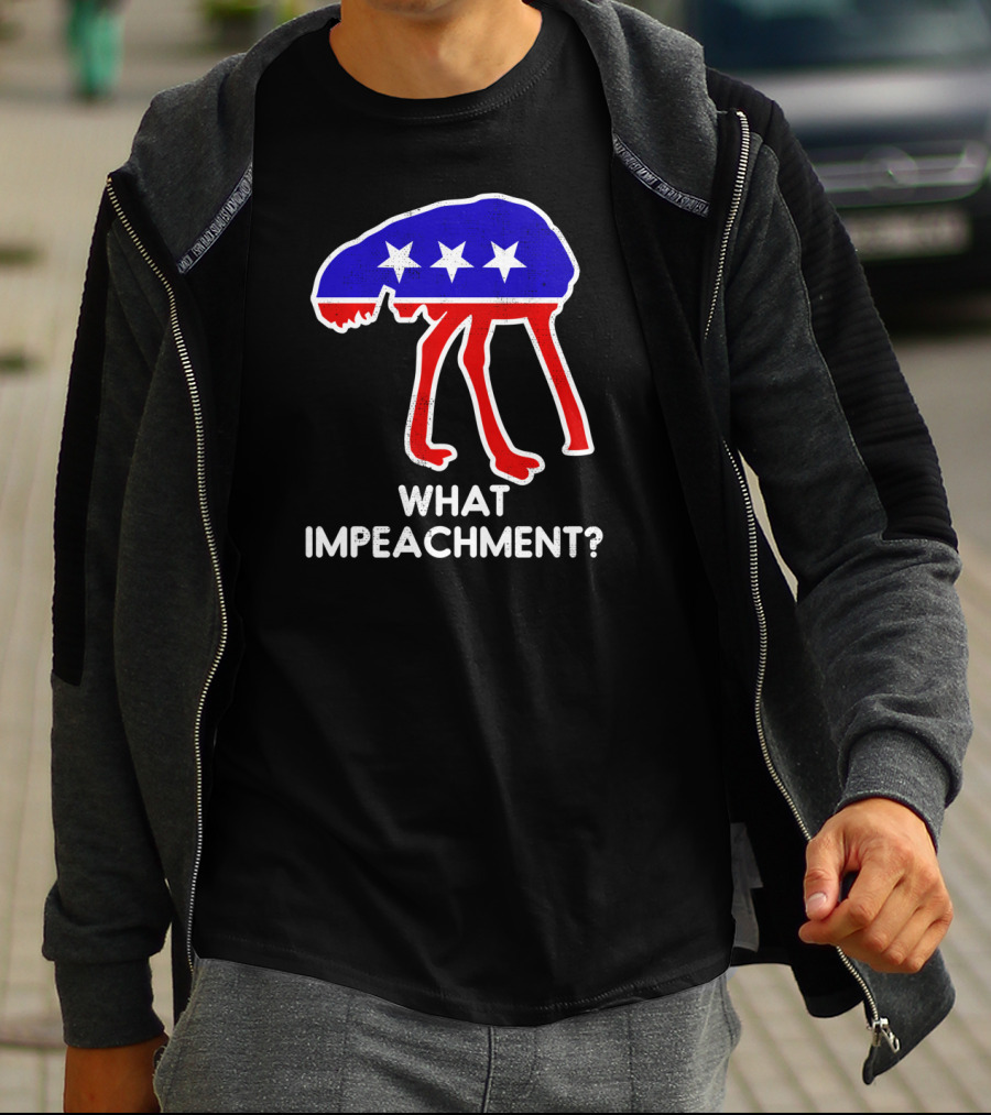 What Impeachment Ostrich Stars Republican T-Shirt