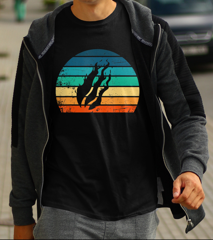 Fire Nation Retro Gamer Stripes T-Shirt