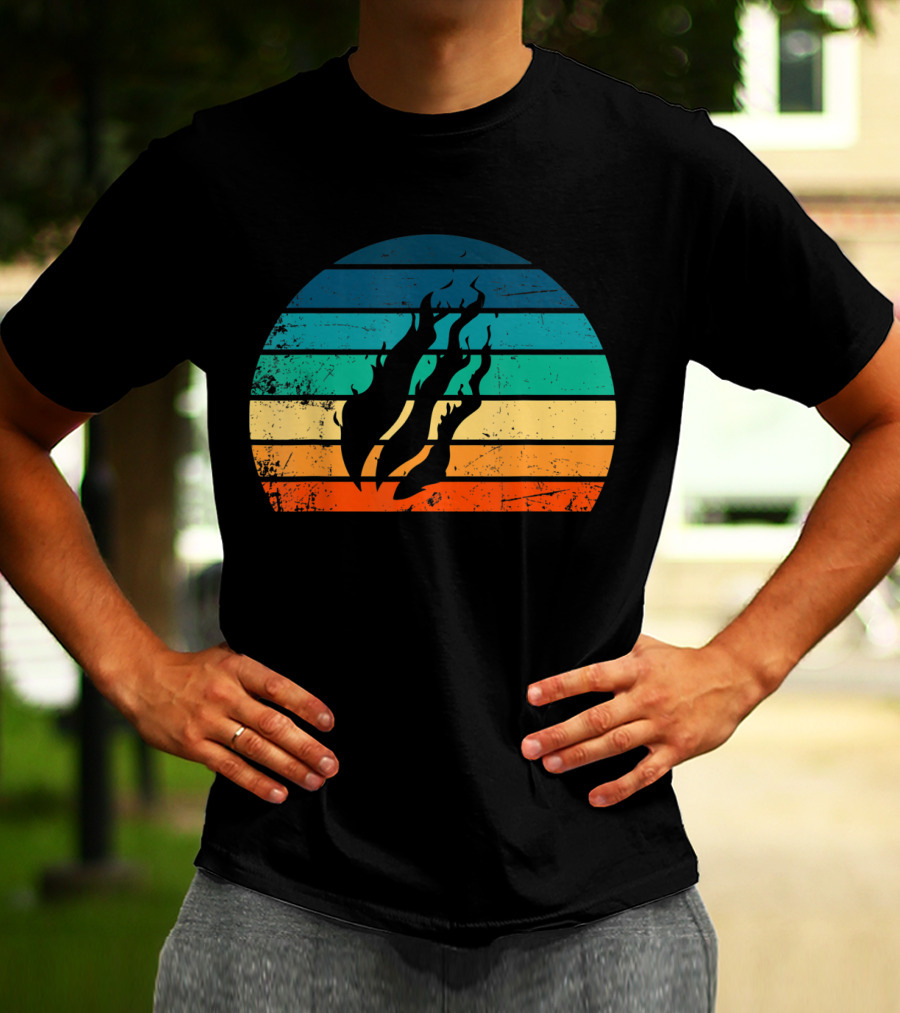 Fire Nation Retro Gamer Stripes T-Shirt