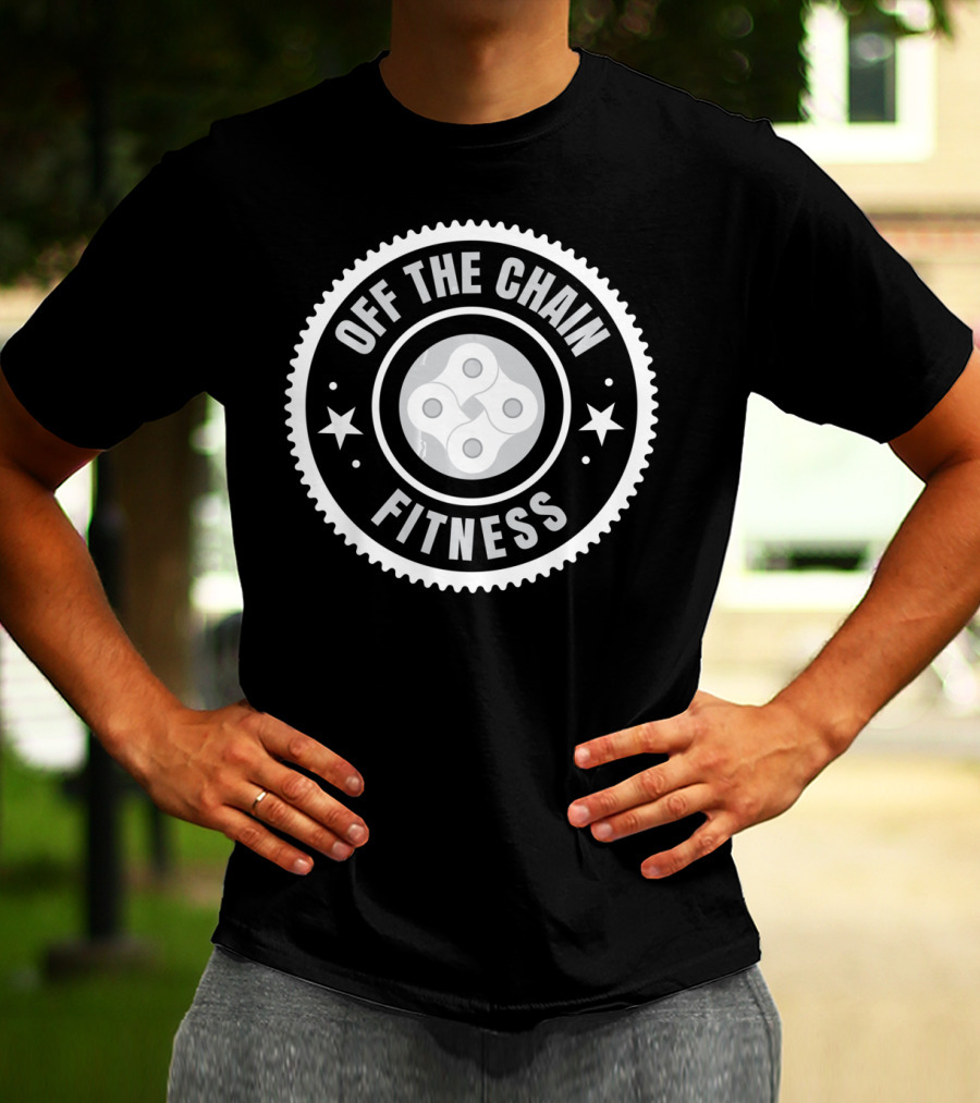 Off The Chain Fitness Cycling Gear-Inspired T-Shirt