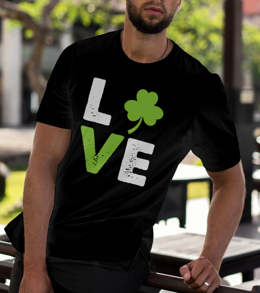 Love Shamrock Irish Love T-Shirt