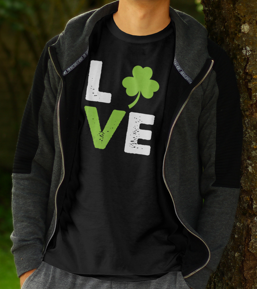 Love Shamrock Irish Love T-Shirt