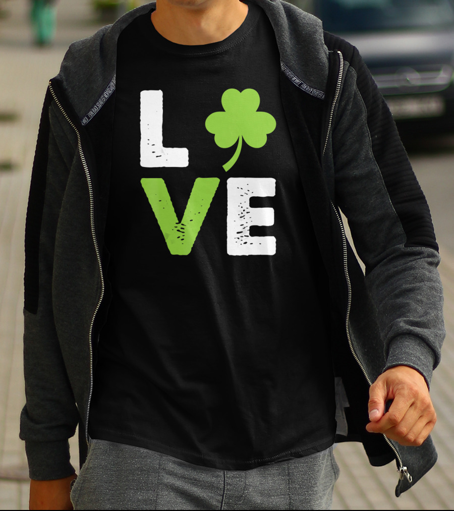 Love Shamrock Irish Love T-Shirt
