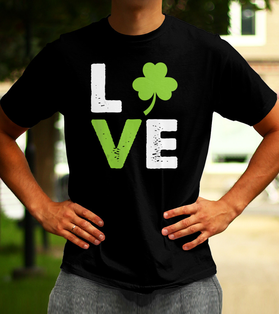 Love Shamrock Irish Love T-Shirt