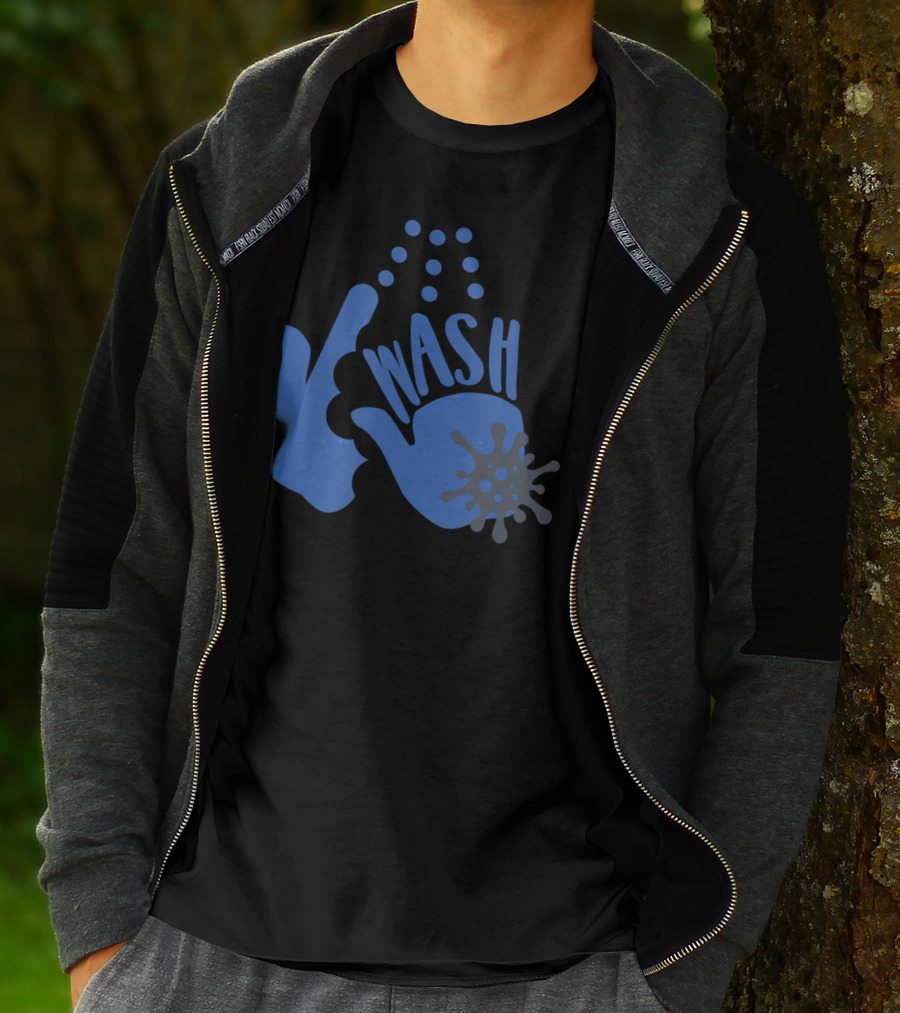 Wash Your Freakin' Hands Virus Bubbles T-Shirt