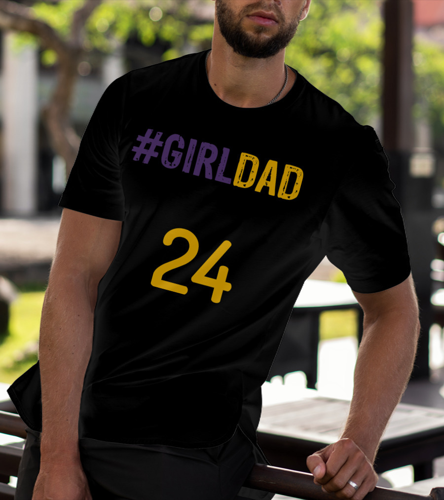 GIRLDAD 24 Kobe Bryant T-Shirt
