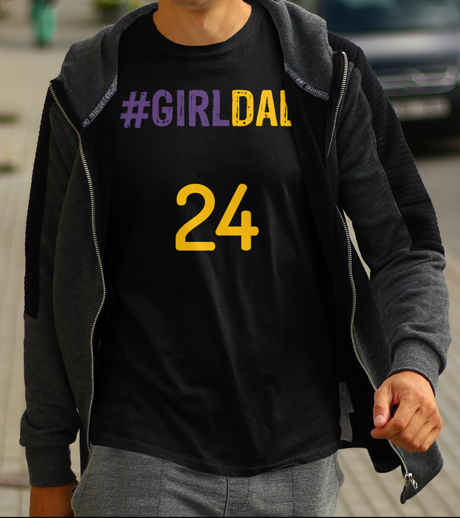 GIRLDAD 24 Kobe Bryant T-Shirt