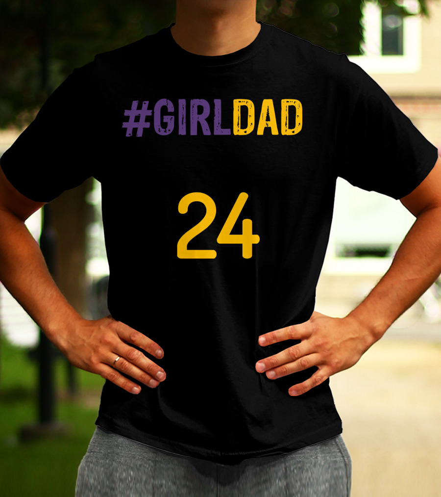GIRLDAD 24 Kobe Bryant T-Shirt