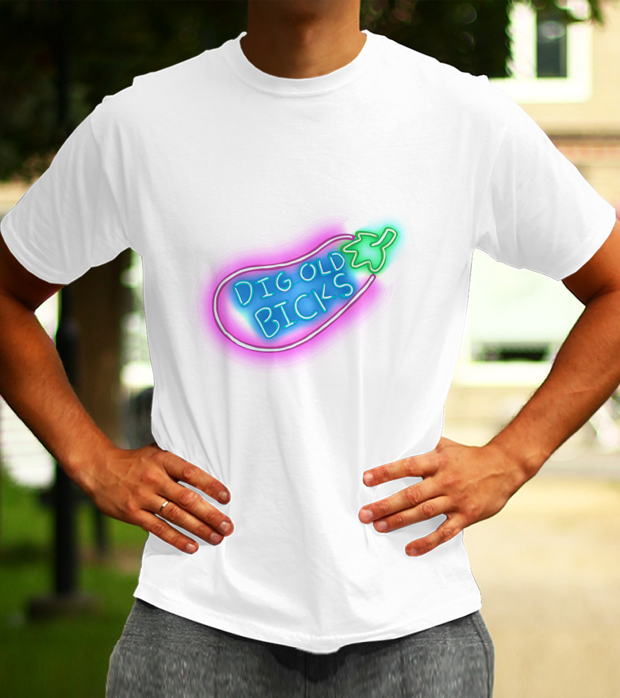 Dig Old Bick Neon Eggplant Terry Korvo Solar Opposites T-Shirt