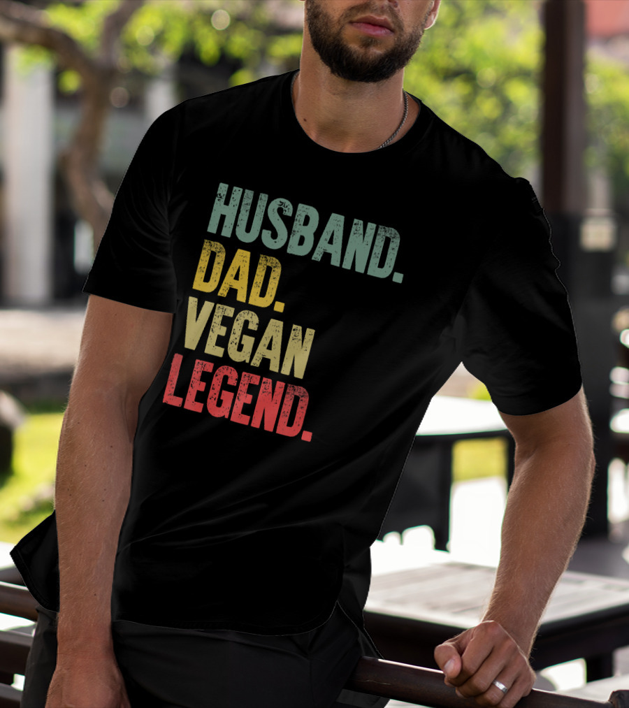 Husband Dad Vegan Legend T-Shirt