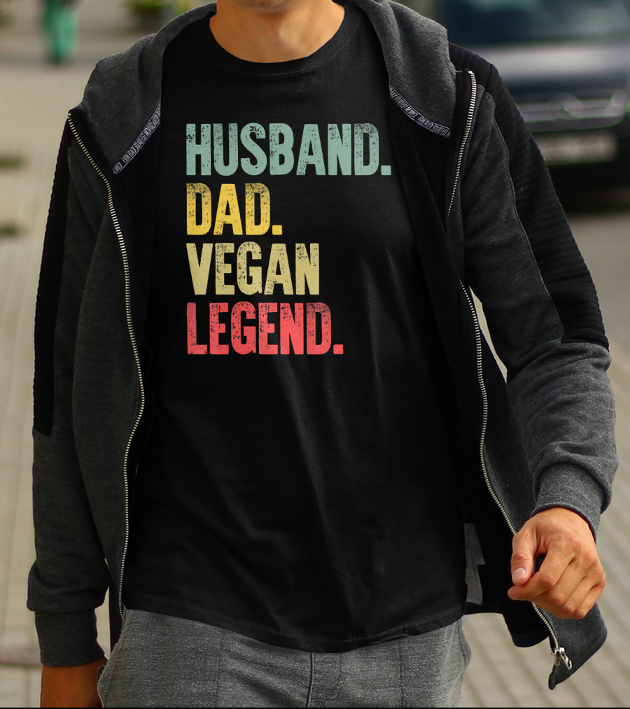 Husband Dad Vegan Legend T-Shirt