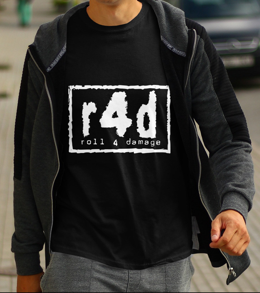 NWO R4D Roll 4 Damage Dnd RPG Roleplay T-Shirt