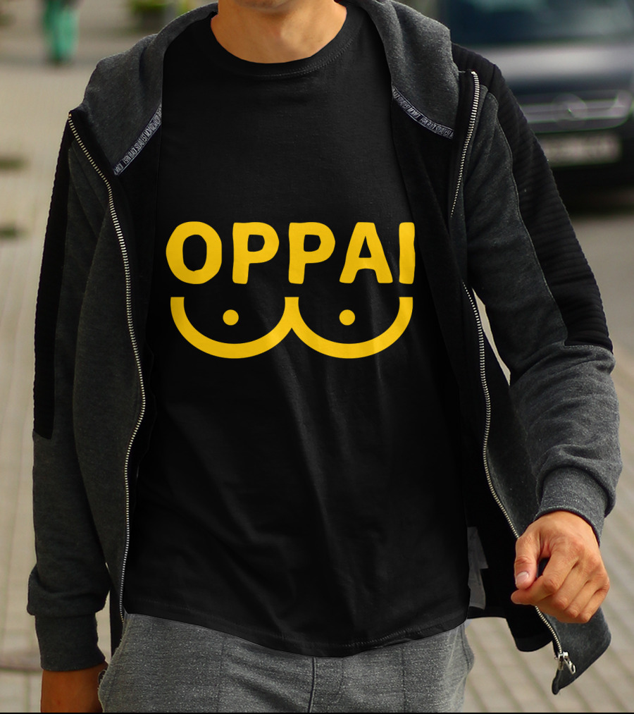 Oppai Saitama One Punch Man Anime Fandom T-Shirt