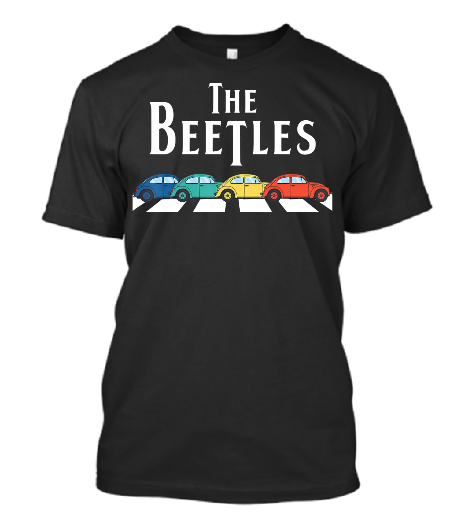 The Beetles Vintage Buggy Cars Abbey Road T-Shirt