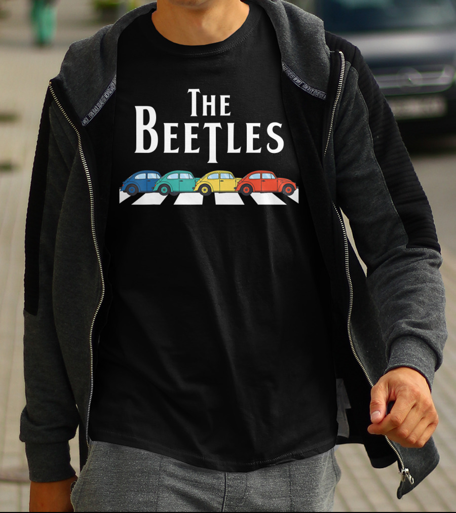 The Beetles Vintage Buggy Cars Abbey Road T-Shirt