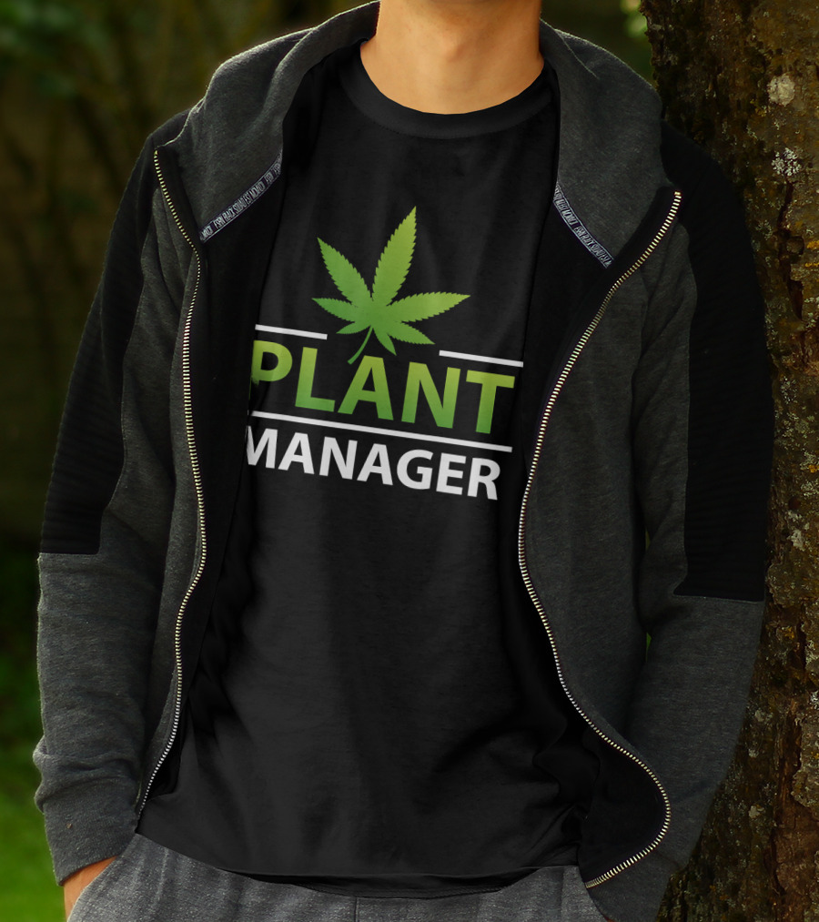 Plant Manager Marijuana Leaf T-Shirt