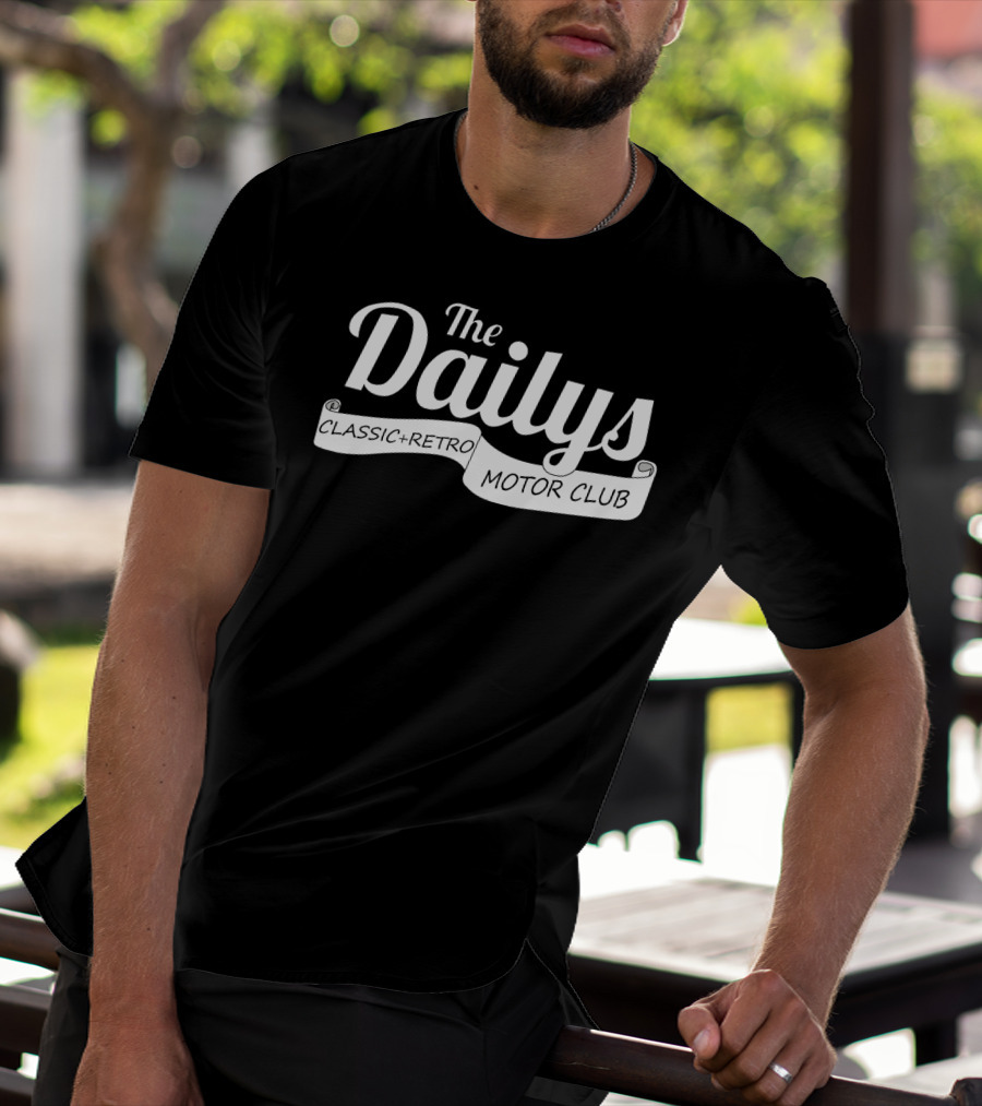 The Dailys Classic Retro Motor Club T-Shirt