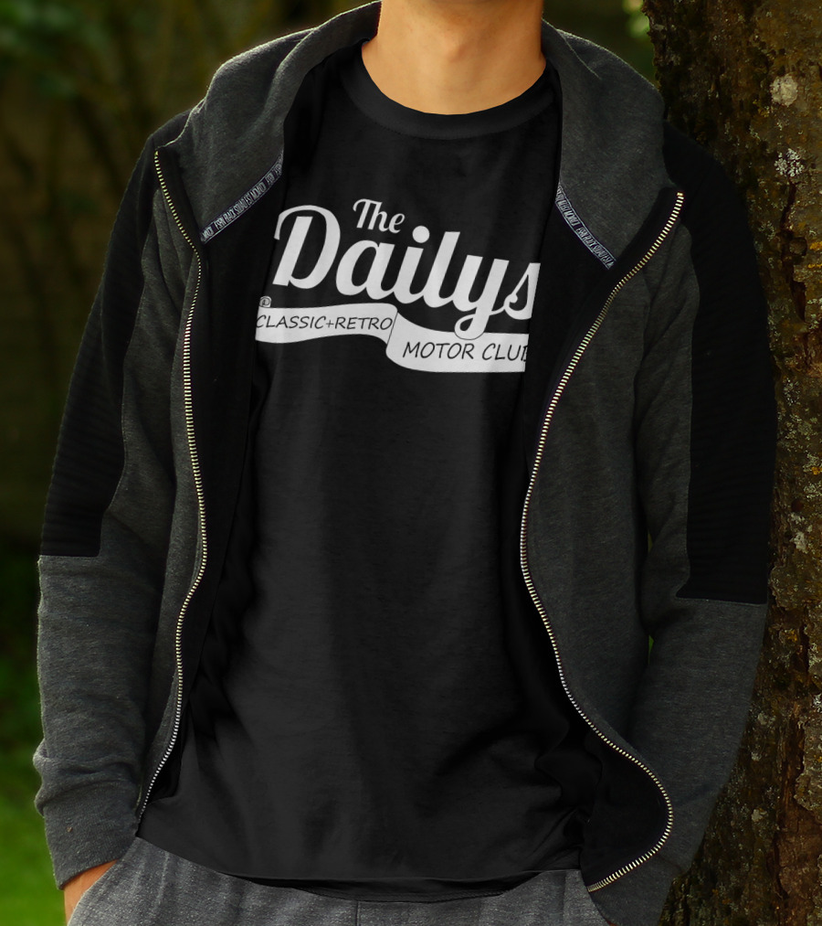 The Dailys Classic Retro Motor Club T-Shirt