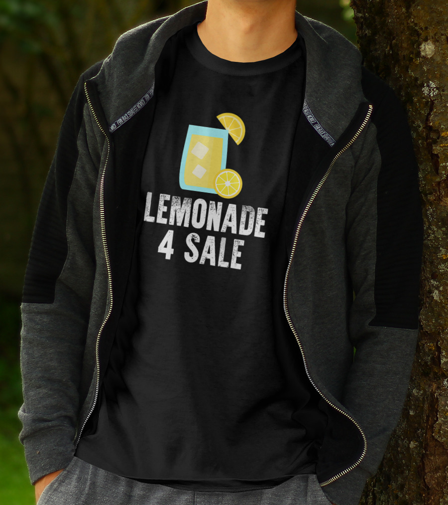 Lemonade 4 Sale Cool Iced Drink With Lemon Slices T-Shirt