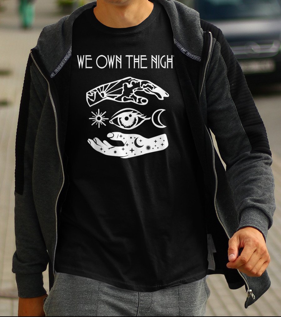Dance Gavin We Own The Night Celestial Eye And Hands Mystical Symbolism T-Shirt