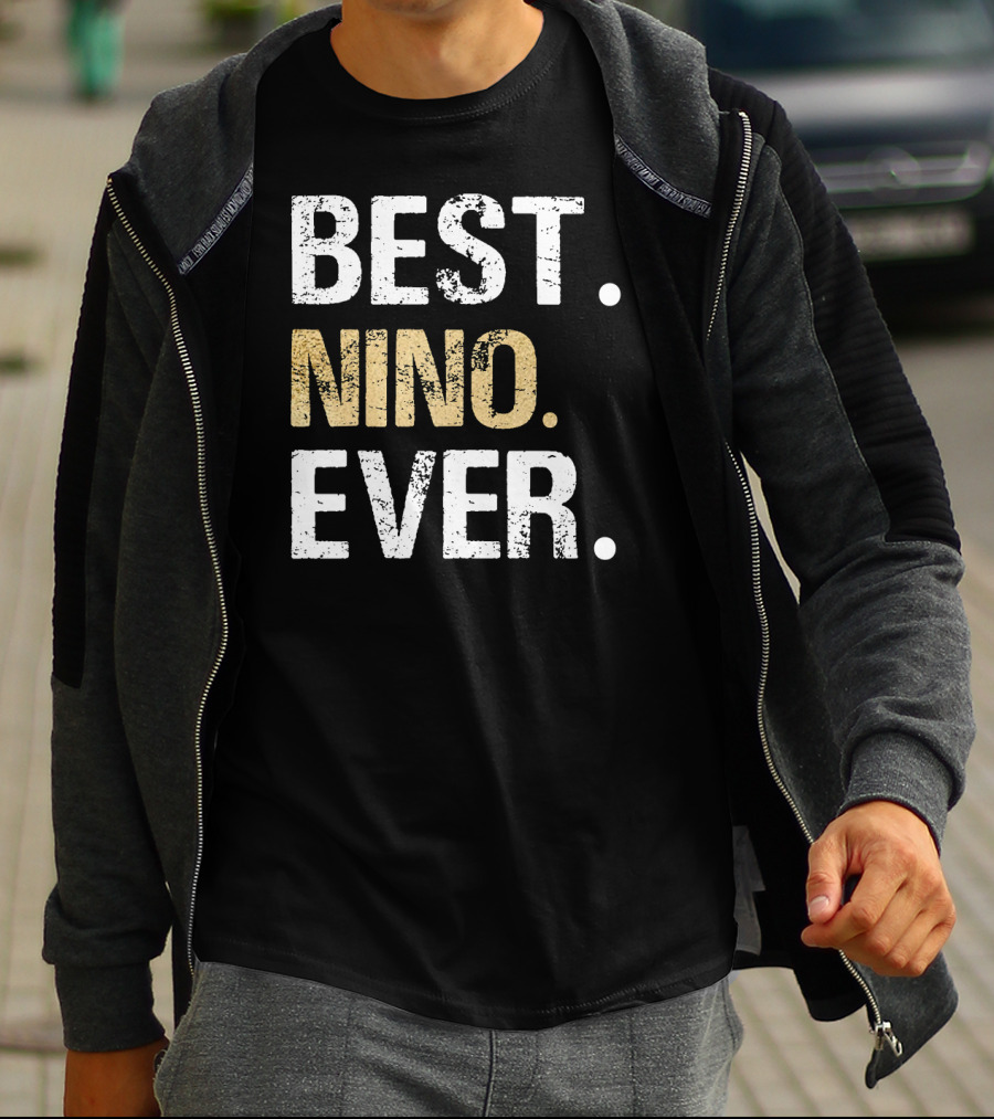 Best Nino Ever Spanish Mexican Godfather Nino Padre Padrino T-Shirt
