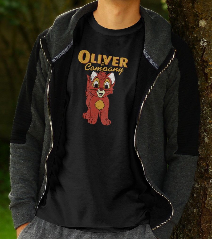 Oliver And Company Disney Movie Cat T-Shirt