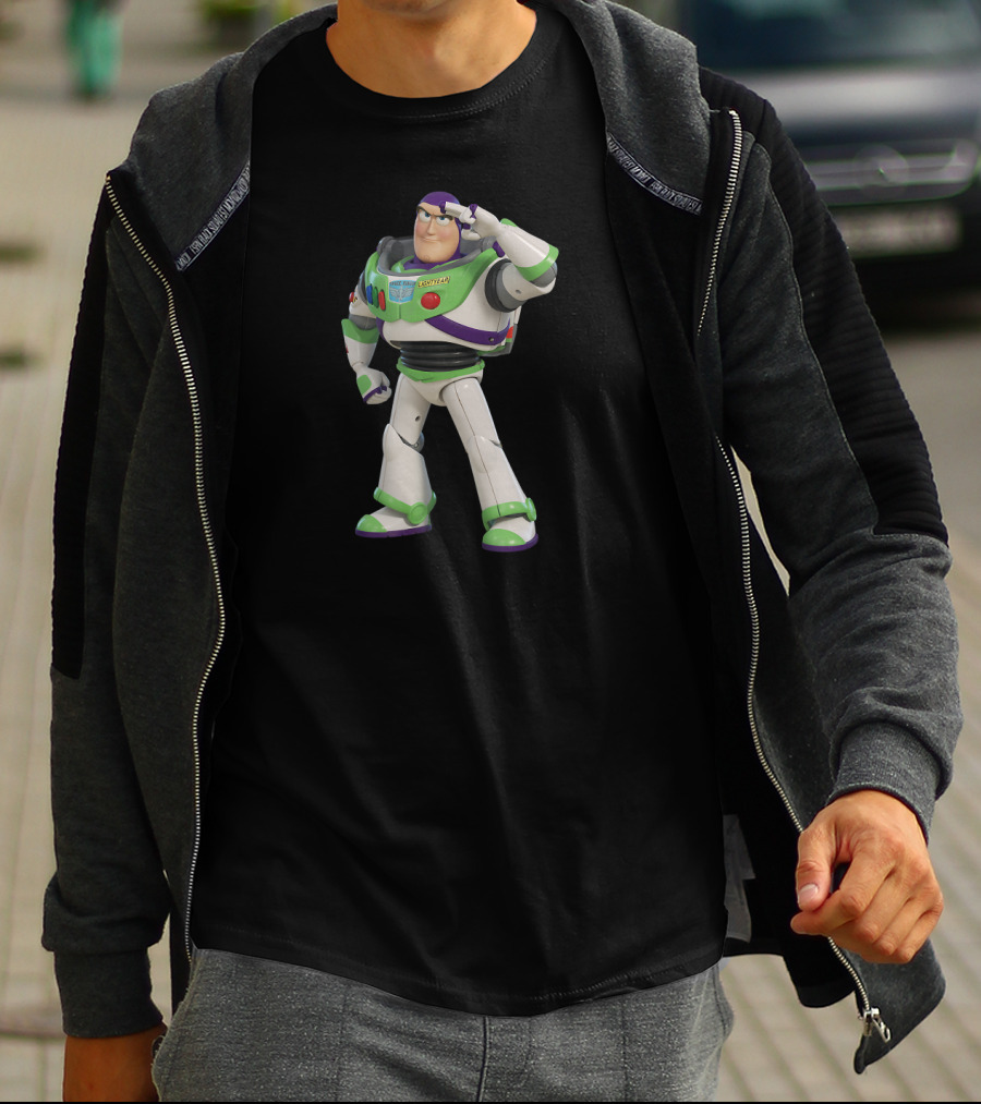 Buzz Lightyear Salute Disney Pixar Toy Story 4 Heroic Pose T-Shirt
