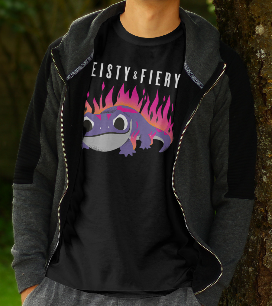 Feisty And Fiery Disney Frozen 2 Bruni Salamander T-Shirt