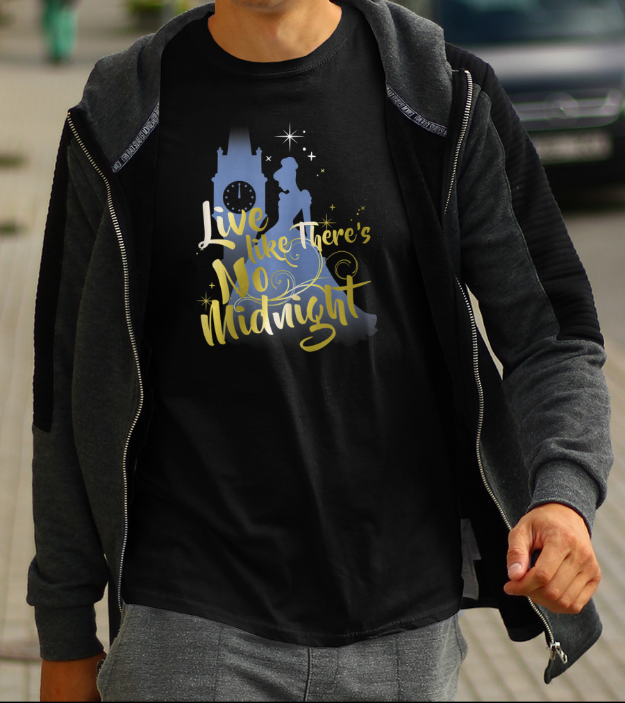 Cinderella Live Like There's No Midnight Disney Clock Tower T-Shirt