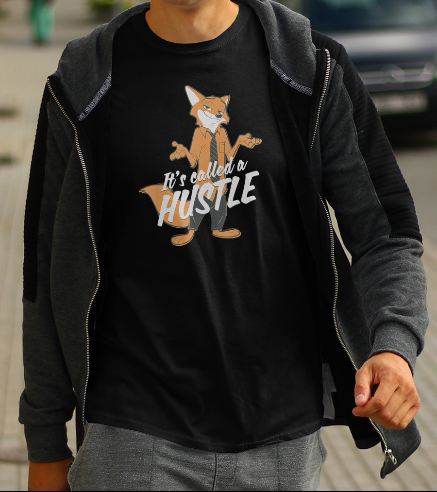Disney Zootopia Nick Wilde It's Called A Hustle T-Shirt