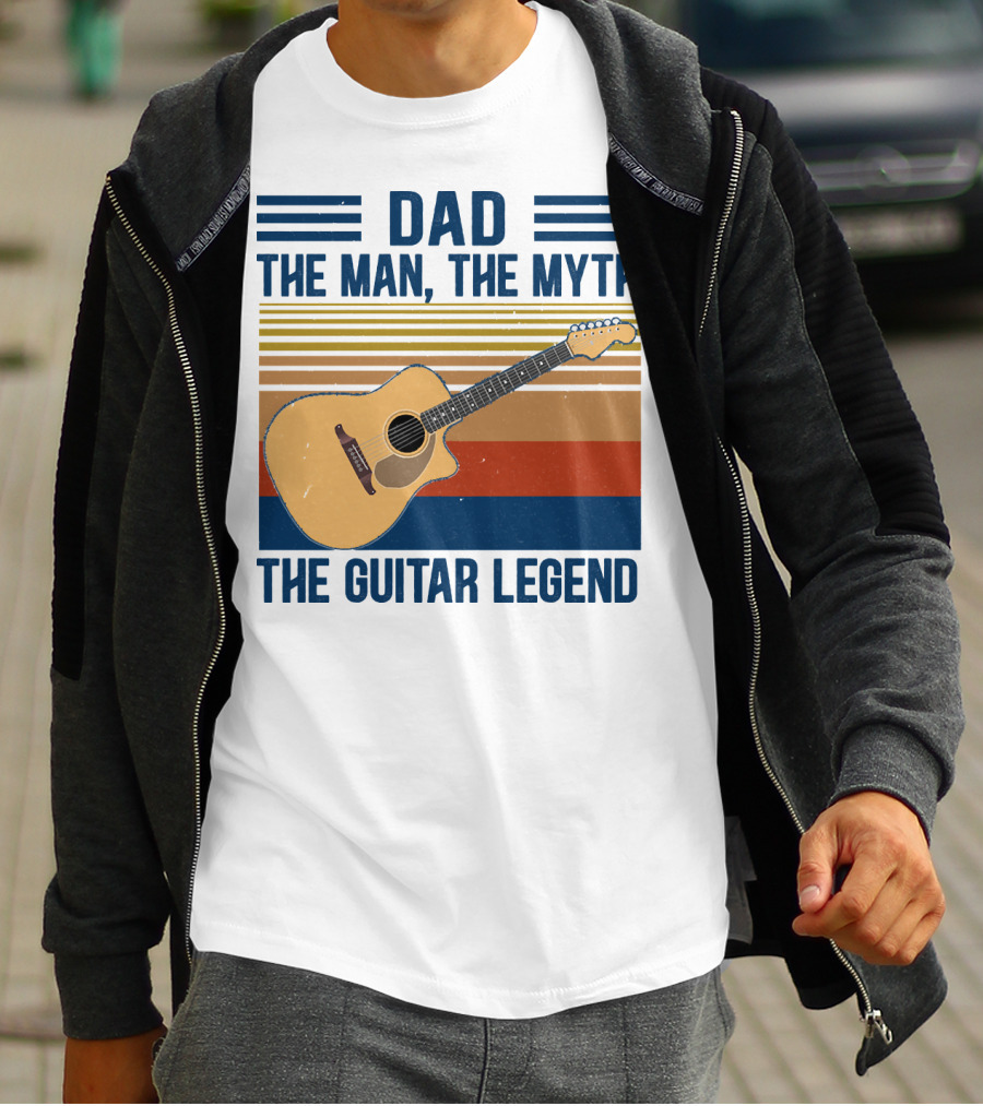 Dad The Man The Myth The Guitar Legend T-Shirt