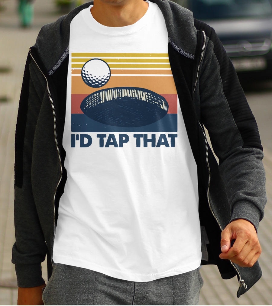 I'd Tap That Golf Ball Vintage T-Shirt