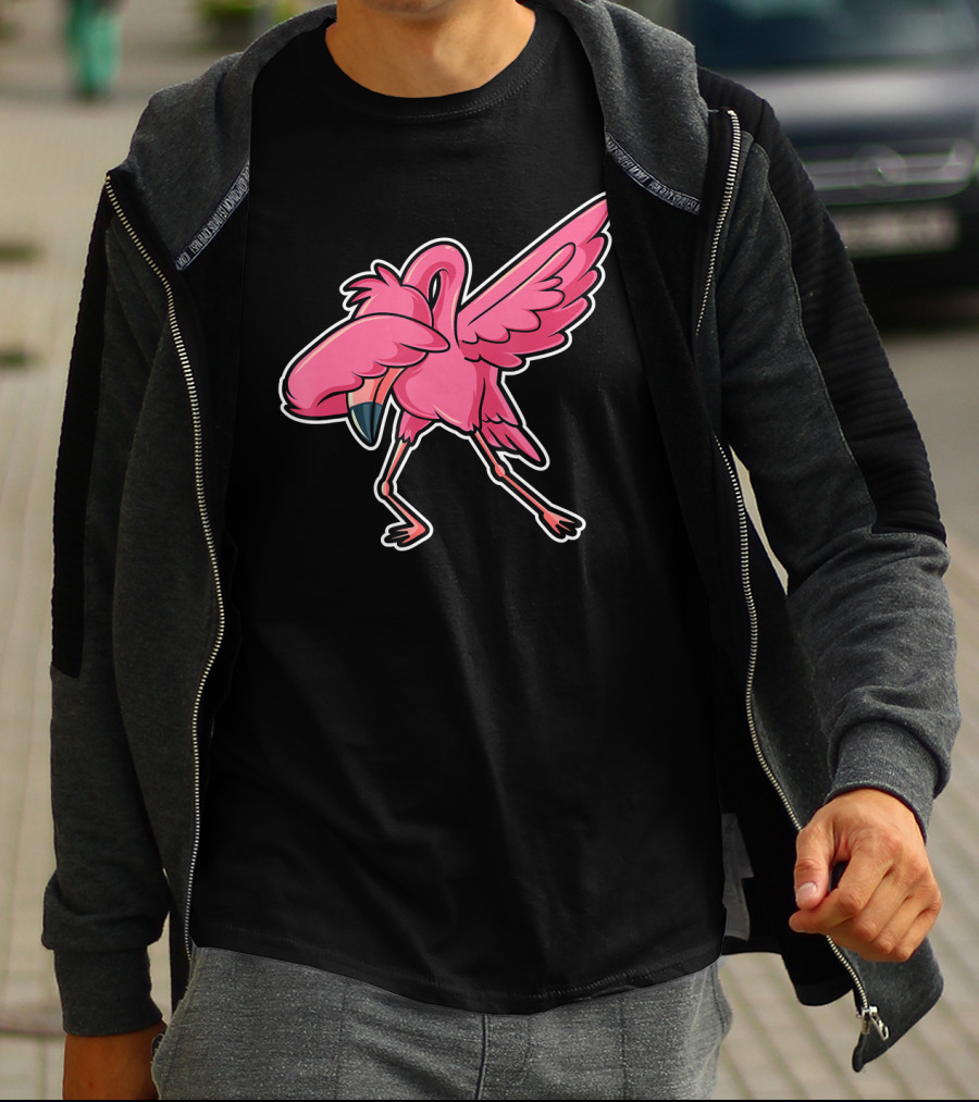 Dabbing Flamingo Dab Iconic Pose T-Shirt