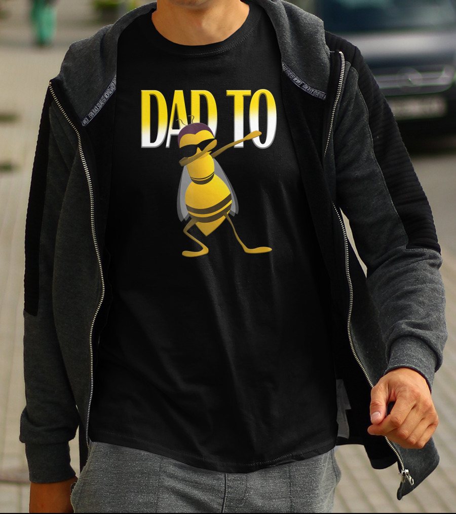 Dad To Be Dabbing Bee T-Shirt
