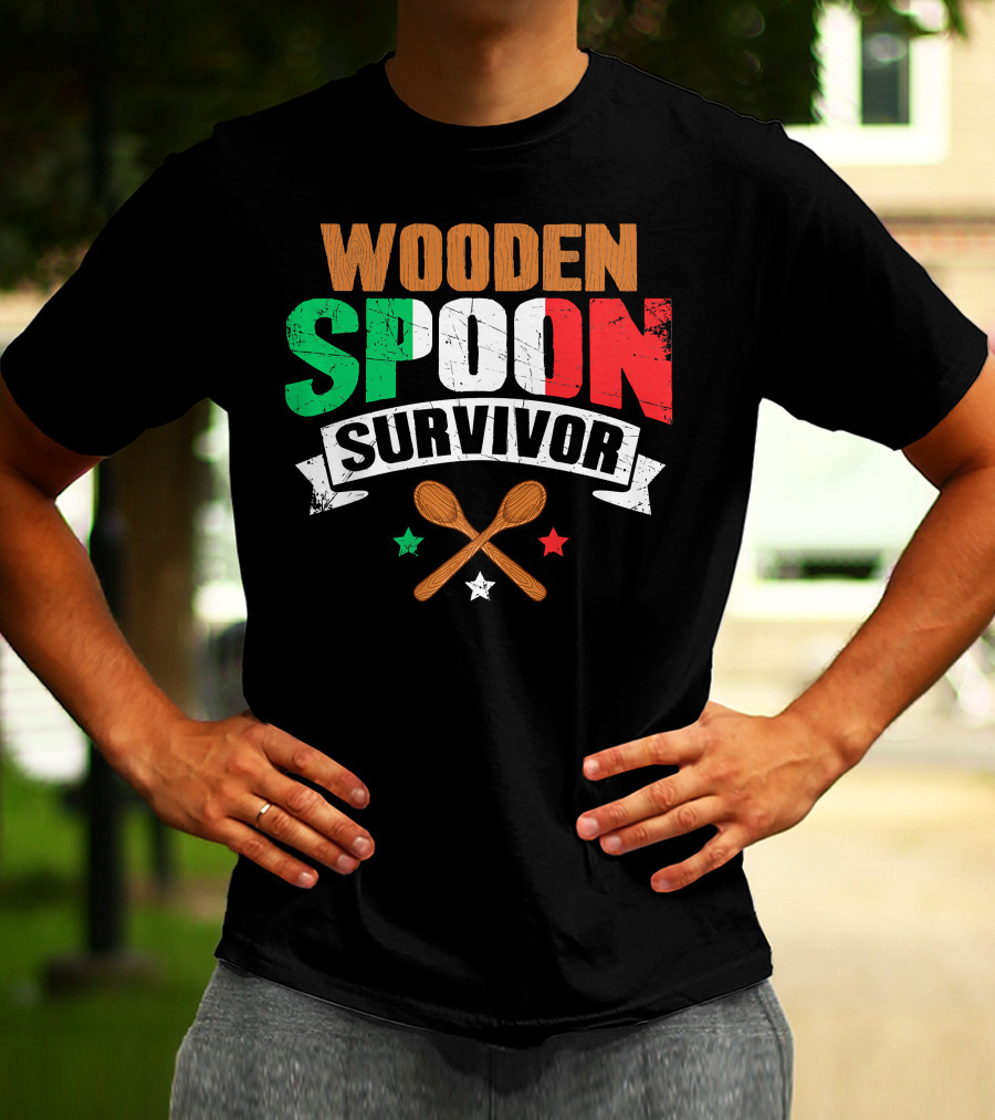 Wooden Spoon Survivor Italian Chef Kitchen Inspiration T-Shirt