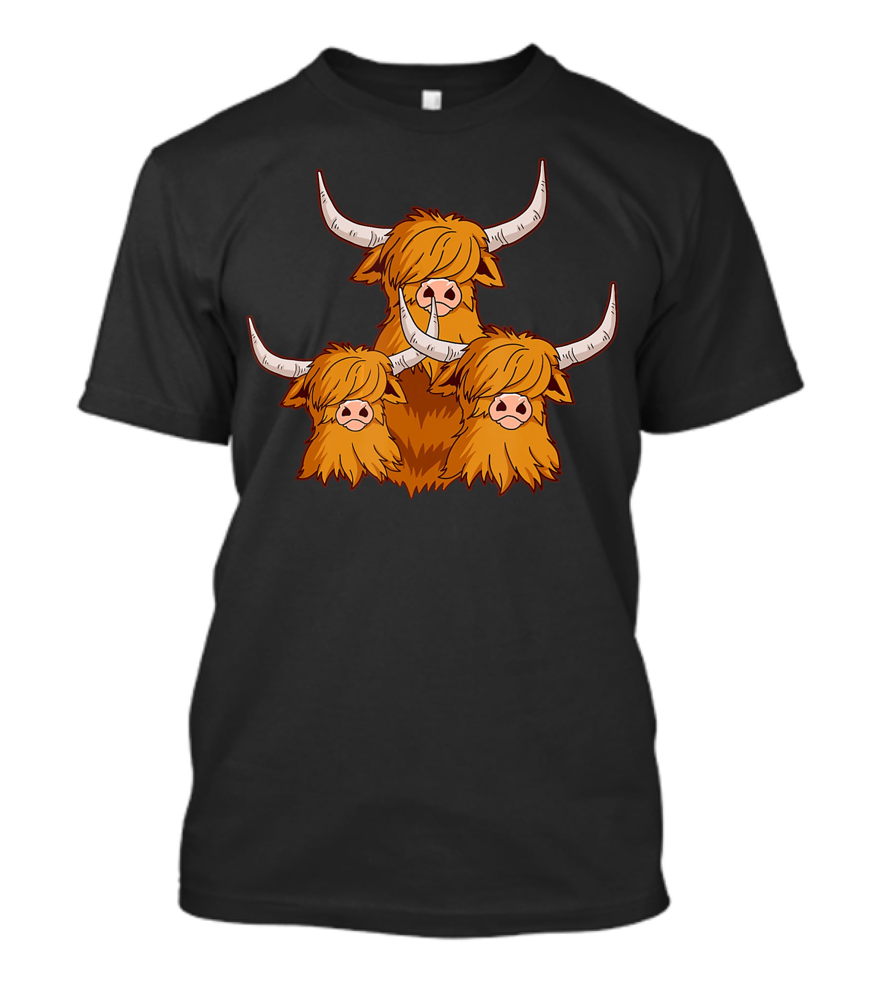 Scottish Highland Cow Trio Highland Cows T-Shirt