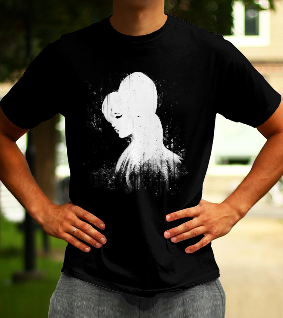 Amy Winehouse Back To Black Silhouette Iconic T-Shirt