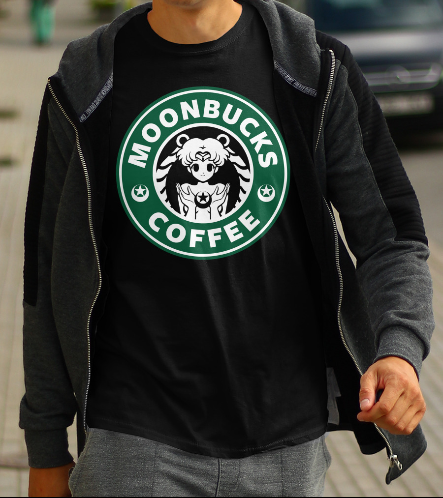 Moonbucks Coffee Sailor Moon Starbucks T-Shirt