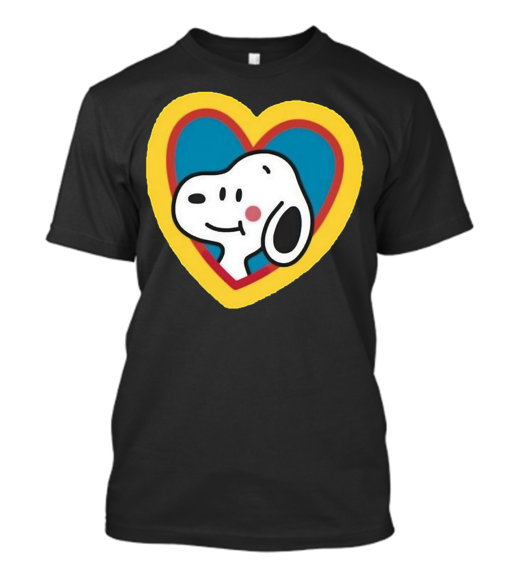 Snoopy Heart Love Peanuts Cartoon T-Shirt