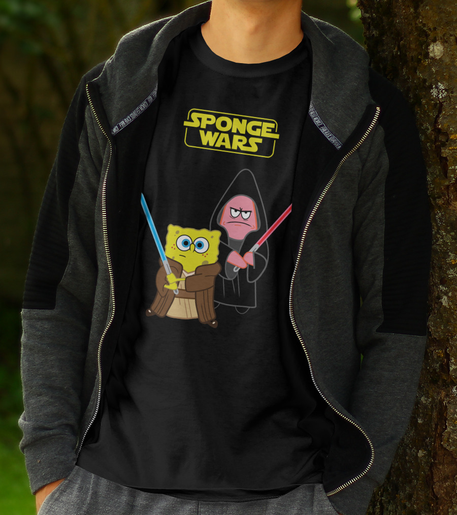 SpongeBob SquarePants Patrick Star Sponge Wars T-Shirt
