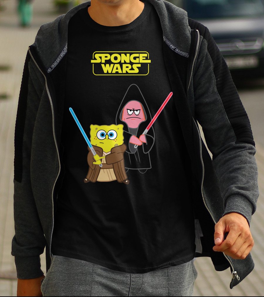 SpongeBob SquarePants Patrick Star Sponge Wars T-Shirt