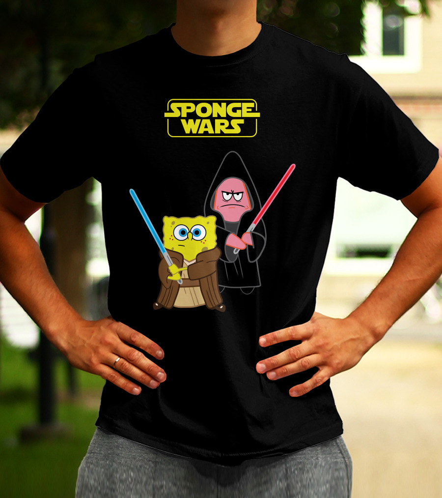 SpongeBob SquarePants Patrick Star Sponge Wars T-Shirt