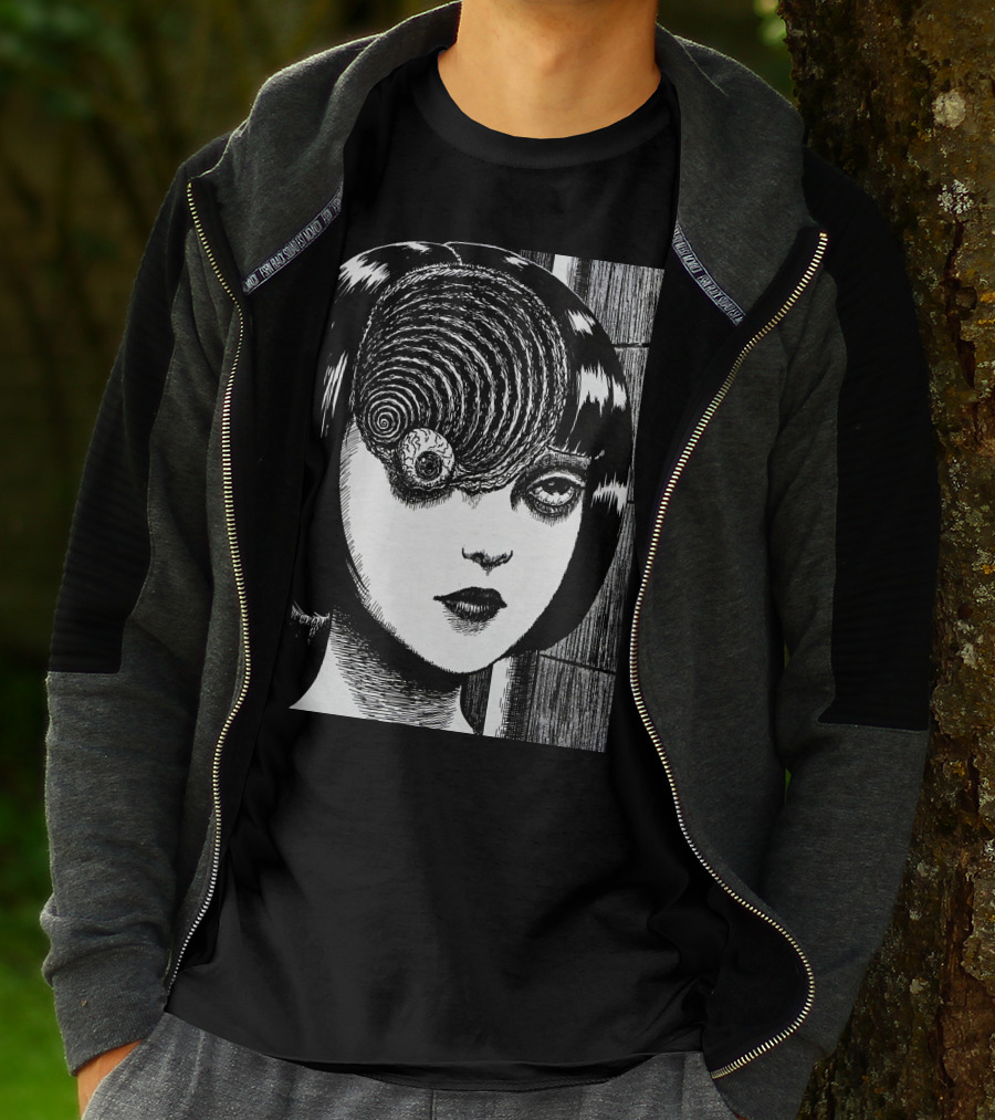 UZUMAKI Junji Ito Spiral Horror Manga T-Shirt