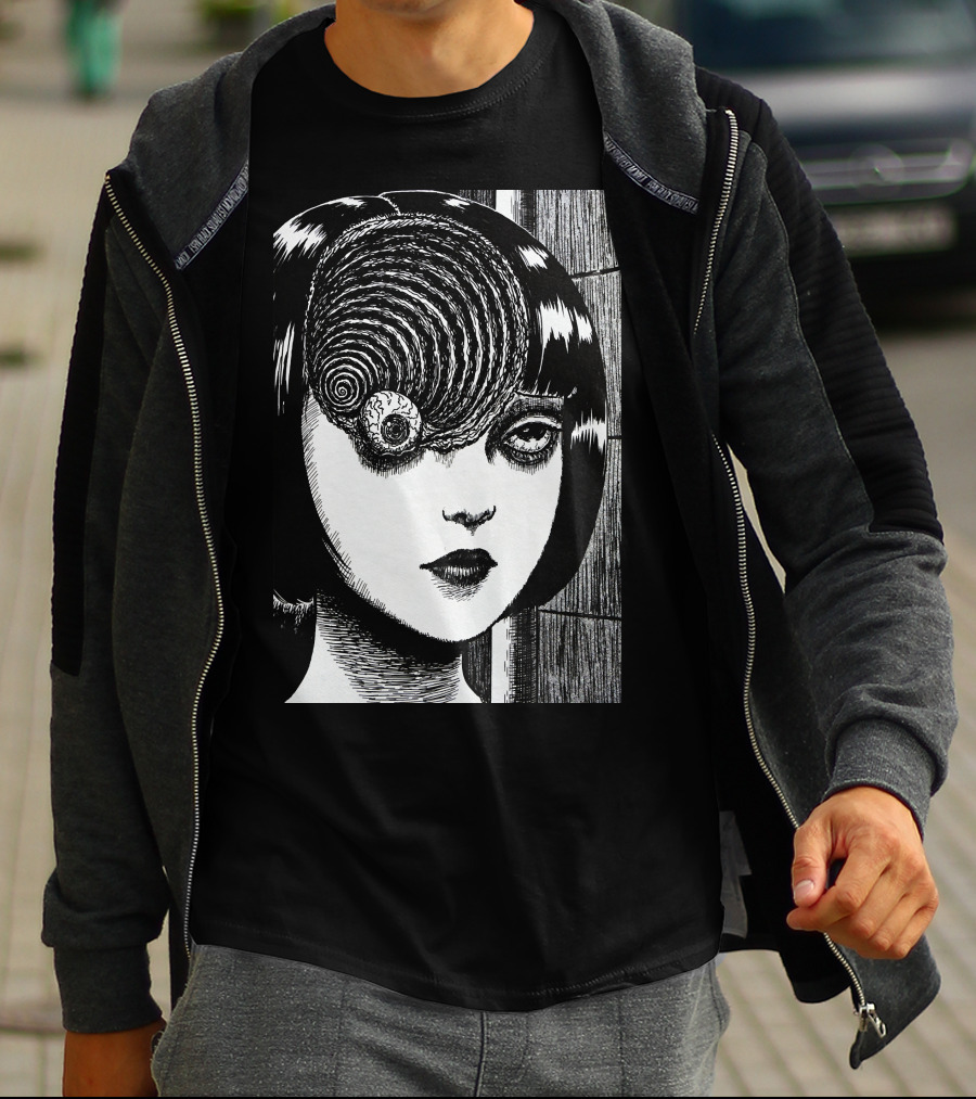 UZUMAKI Junji Ito Spiral Horror Manga T-Shirt
