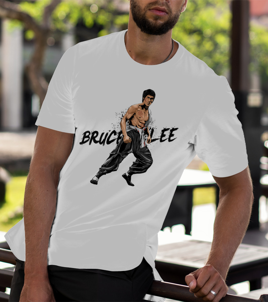Bruce Lee Martial Arts Stance T-Shirt